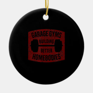 Adorno De Cerámica Gimnasio Garage Construyendo Mejores Homeboetas Gi