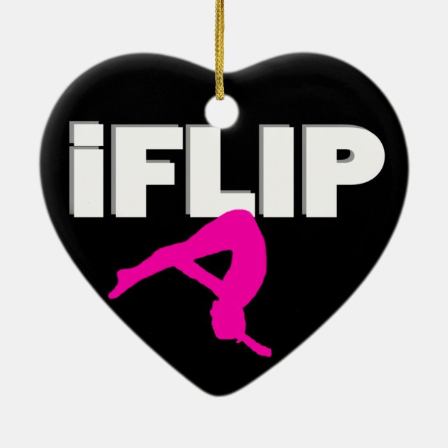 Adorno De Cerámica Gimnasta que cae (Atrás)