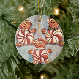 Adorno De Cerámica Gingerbread Cookie