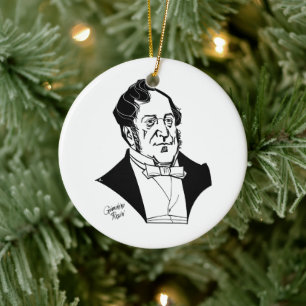 Adorno De Cerámica Gioachino Rossini