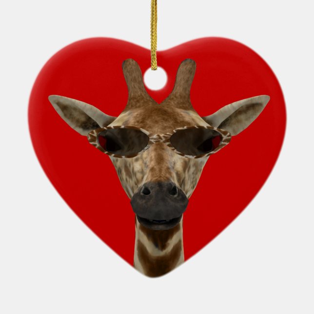 Adorno De Cerámica Giraffe Incognito (Atrás)