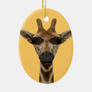 Adorno De Cerámica Giraffe Incognito