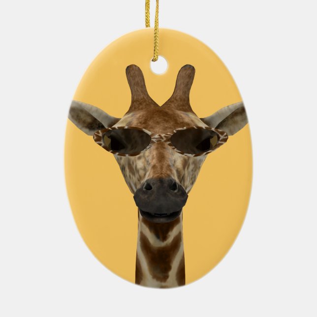 Adorno De Cerámica Giraffe Incognito (Atrás)