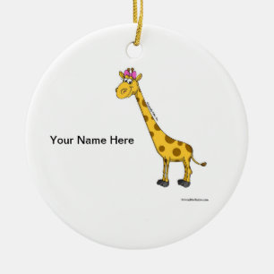 Adorno De Cerámica Giraffe - Mujer