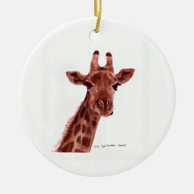 Adorno De Cerámica giraffe ornament (Frente)