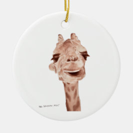 Adorno De Cerámica giraffe ornament