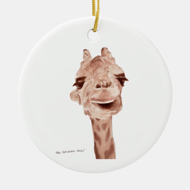 Adorno De Cerámica giraffe ornament (Frente)