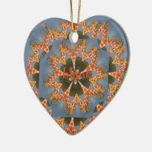 Adorno De Cerámica Giraffe Resumen de arte Imprimir