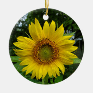 Adorno De Cerámica Girasol