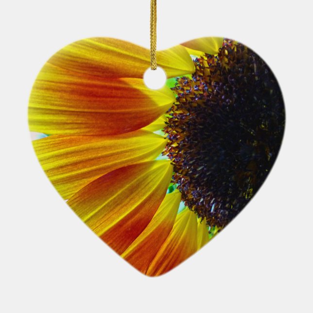 Adorno De Cerámica Girasol (Atrás)