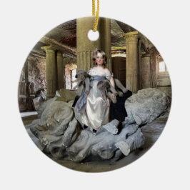 Adorno De Cerámica Girl with Toys