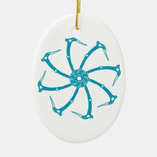 Adorno De Cerámica Giro de herramientas de hielo