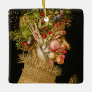 Adorno De Cerámica Giuseppe Arcimboldo - Verano