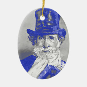 Adorno De Cerámica Giuseppe Verdi