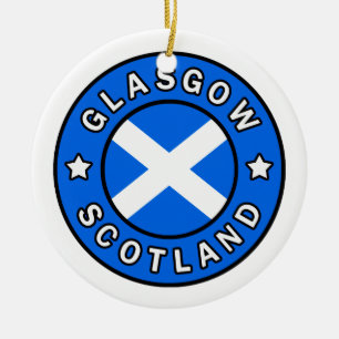 Adorno De Cerámica Glasgow Scotland