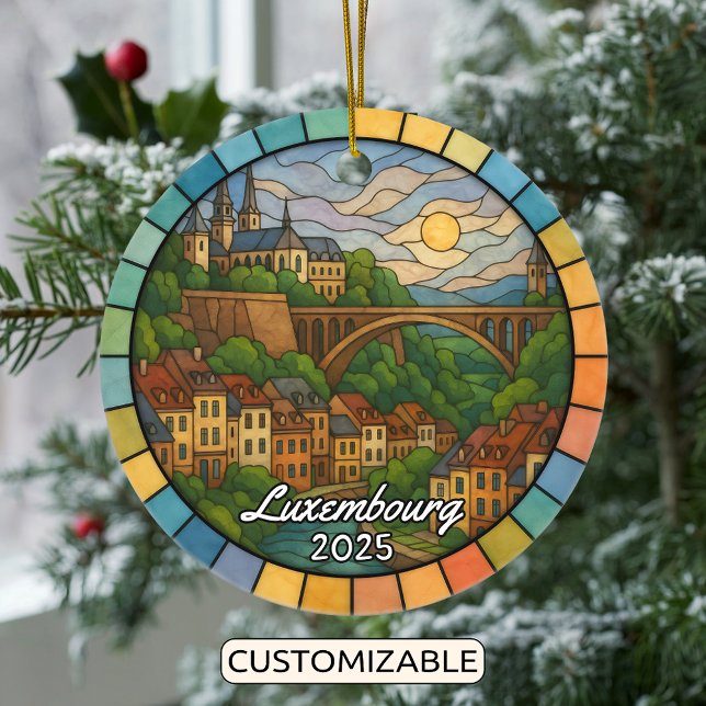 Adorno De Cerámica Glass con manchas personalizadas Luxemburgo, Europ (Subido por el creador)