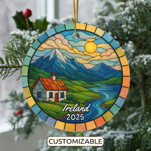 Adorno De Cerámica Glass con mango personalizado Irlanda, Europa