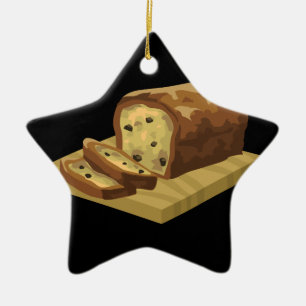 Adorno De Cerámica Glitch Food swank zucchini loaf
