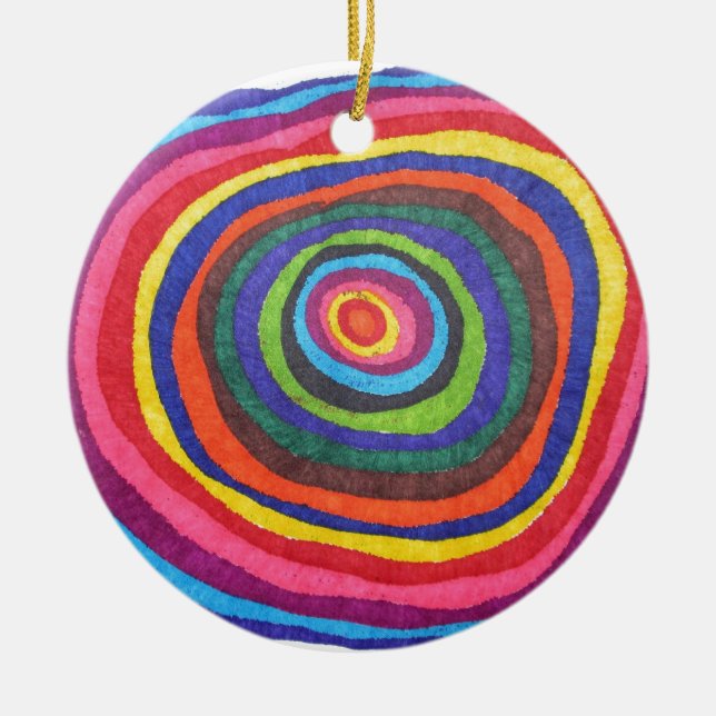 Adorno De Cerámica Globo del ojo (Frente)