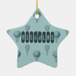 Adorno De Cerámica Globos de aire caliente