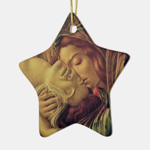 Adorno De Cerámica Gloria A Jesús Y María