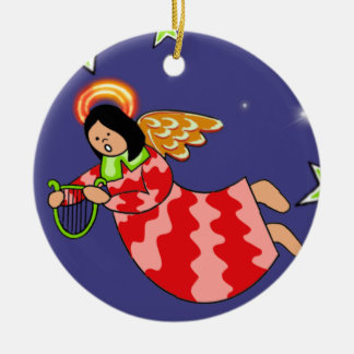 Adorno De Cerámica ¡Gloria! Angel Ornament II