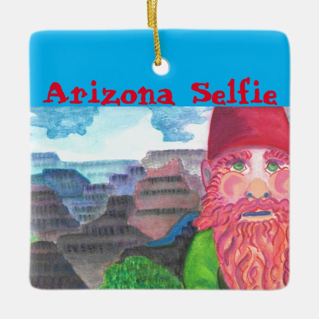 Adorno De Cerámica Gnome (Anverso)