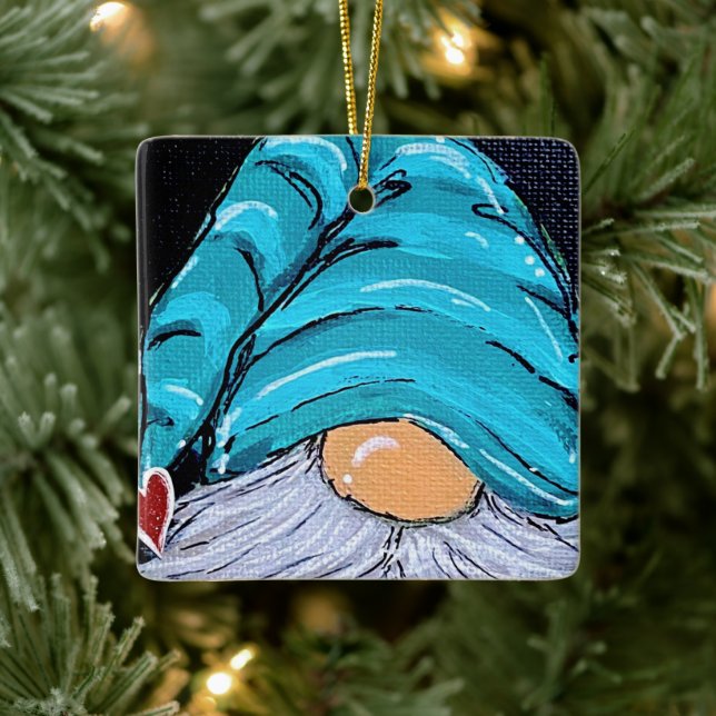 Adorno De Cerámica Gnome Sweet Gnome (Árbol)