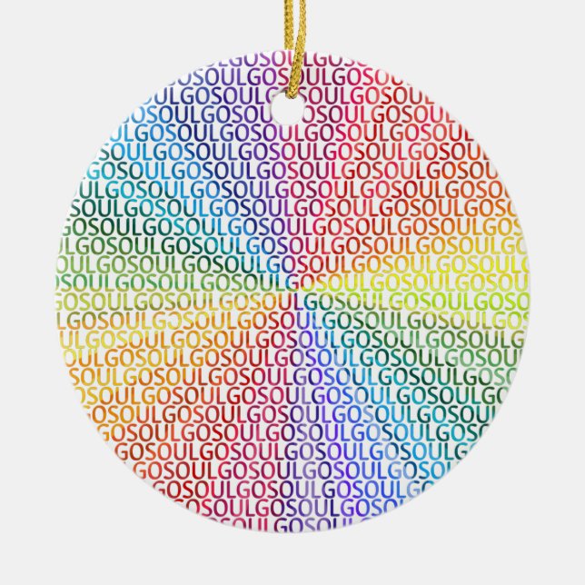 Adorno De Cerámica Go Soul! (Frente)