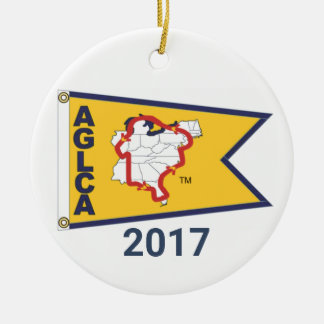 Adorno De Cerámica Gold Burgee (2017) Ceramic Ornament
