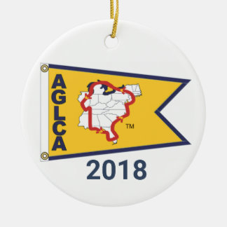 Adorno De Cerámica Gold Burgee (2018) Ceramic Ornament