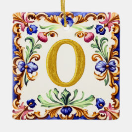 Adorno De Cerámica Golden Alphabet – Letter O
