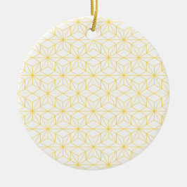 Adorno De Cerámica Goldene Sterne