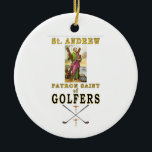 ADORNO DE CERÁMICA GOLF DE ST ANDREW<br><div class="desc">ORNAMENTO DEL NAVIDAD</div>