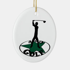 Adorno De Cerámica Golf: un juego maravilloso  