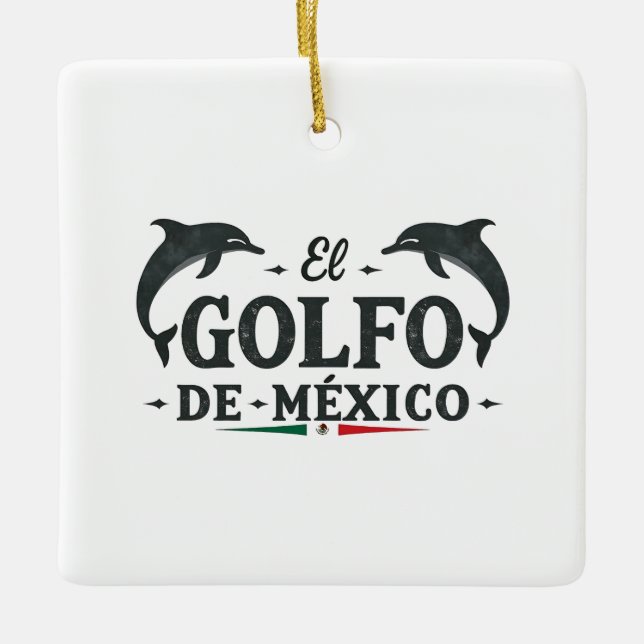 Adorno De Cerámica Golfo Americano de México (Anverso)