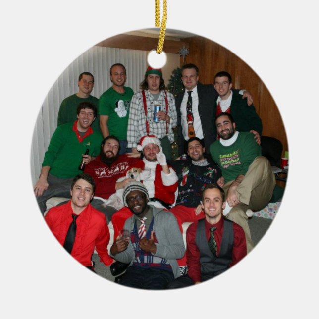 Adorno De Cerámica Golpe 2011 de Navidad (Frente)