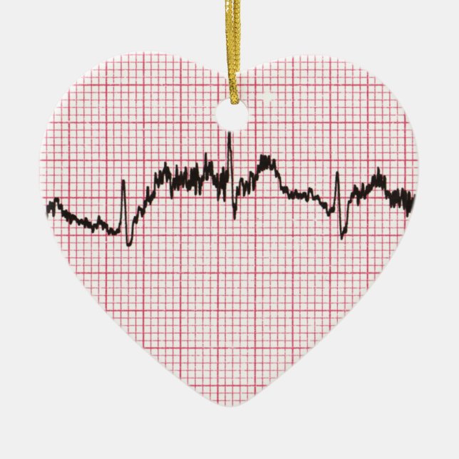 Adorno De Cerámica Golpe de corazón III (Frente)