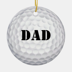 Adorno De Cerámica ¡Golpearía eso! Pelota de golf