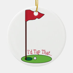 Adorno De Cerámica Golpecito del golf