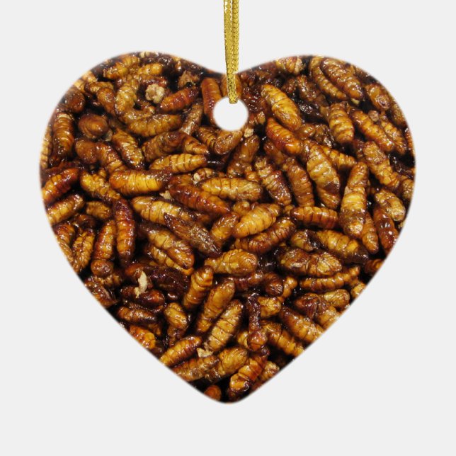 Adorno De Cerámica Gomas de seda fritas... Comida callejera tailandes (Frente)