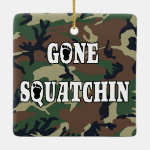 ADORNO DE CERÁMICA GONE SQUATCHIN