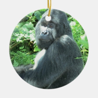 Adorno De Cerámica gorila del silverback
