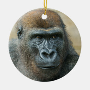 Adorno De Cerámica Gorilla Brothers