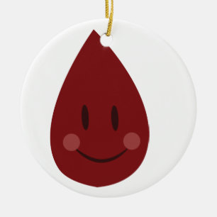 Adorno De Cerámica Gota de sangre