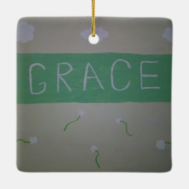 Adorno De Cerámica Grace Ornament (Reverso)