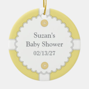 Adorno De Cerámica Gracias Baby Shower Favor Ornament