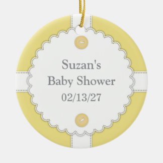 Adorno De Cerámica Gracias Baby Shower Favor Ornament