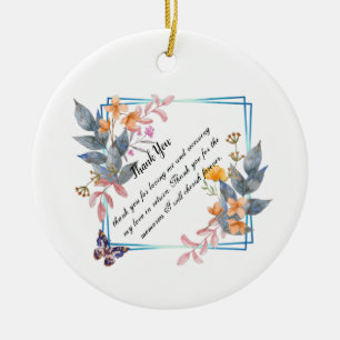 Adorno De Cerámica Gracias Diseño