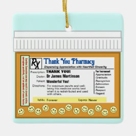 Adorno De Cerámica Gracias Farmacia